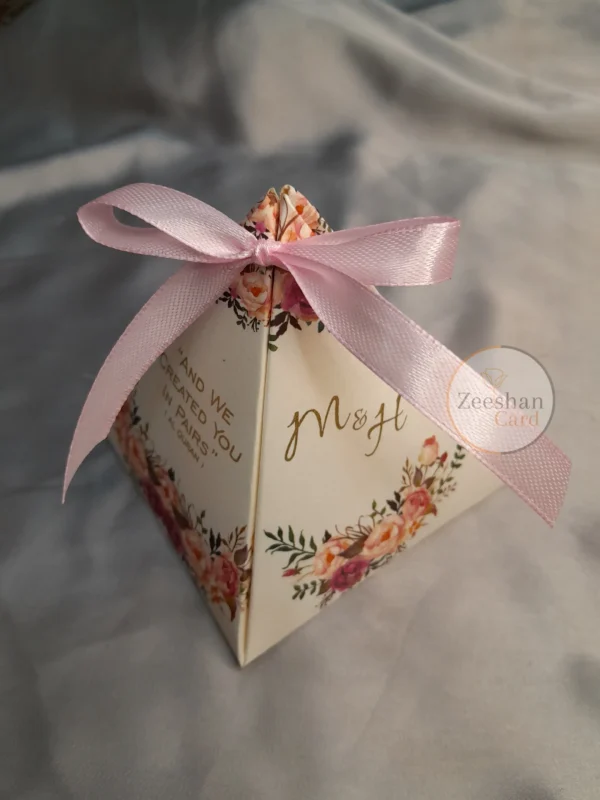 Special Floral Triangle Box