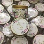 Tin Box With Flowers