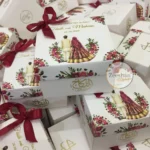 Floral Bid Box With Couple And Tai