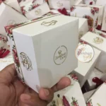 Floral Bid Box With Couple And Tai