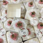 Flower Bid Box With Tag