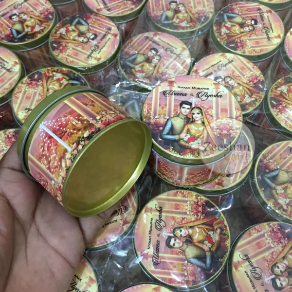 Couple Tin Box