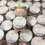 Flower Tin Box With Bow