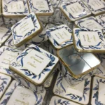 New Blue Design Square Tin Boxes