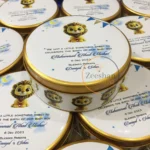 Customised Birth Announcement Half Kg Tin Box