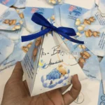 Customised Birth Announcement Triangle Box