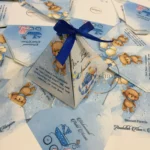 Customised Birth Announcement Triangle Box