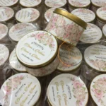 New Pink Flower Tin Box