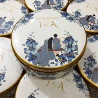 New Couple And Flower Tin Boxes