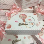 Half Kg Cardboard Box With Wooden Name And Bow