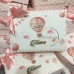 Half Kg Cardboard Box With Wooden Name And Bow