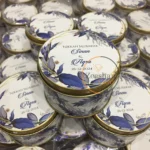 New Blue Flowers Design Tin Boxes