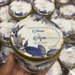 New Blue Flowers Design Tin Boxes