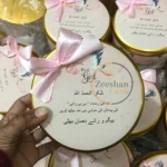 Baby Girl Announcement Half Kg Tin Box With Bow