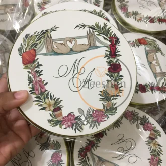 Floral Print Half kg Tin Box