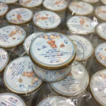 Baby Announcement Tin Box With Bear