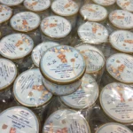 Baby Announcement Tin Box With Bear