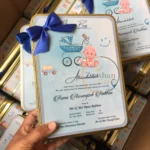 Baby Announcement 1kg Tin Box With Bow