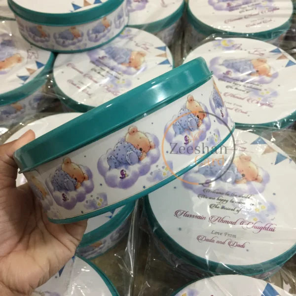 Baby Announcement Half kg Tin Box