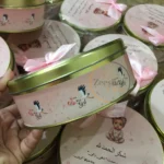 Baby Girl Half kg Tin Box With Bow