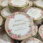 New Floral Design Half Kg Tin Box