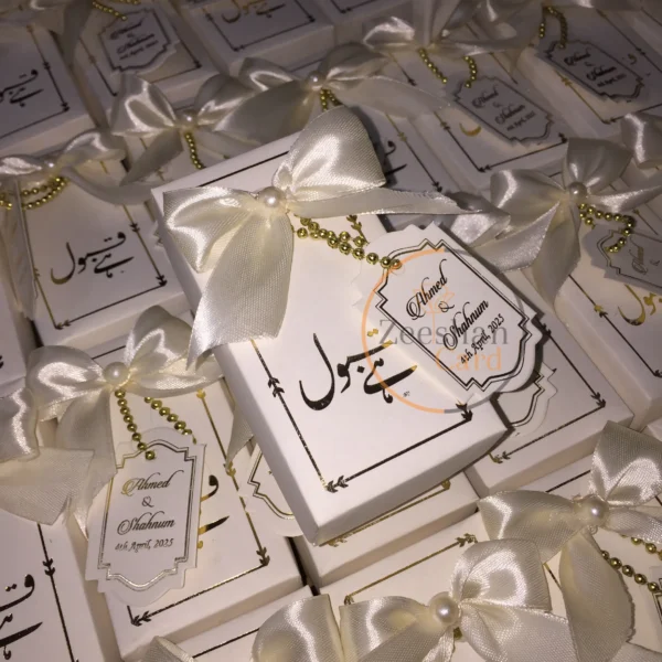 Foil Printing Box With Tag