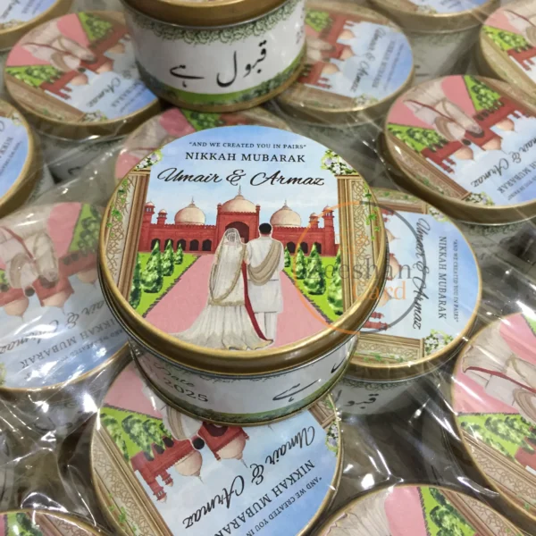 New Couple Design Tin Box