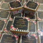 New Black Printed Tin Box