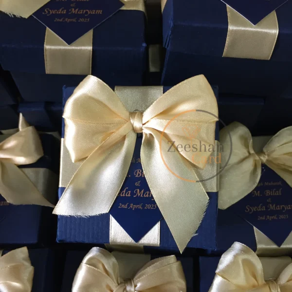 Blue Box With Bow