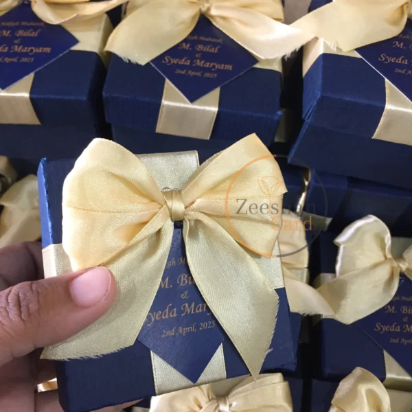 Blue Box With Bow