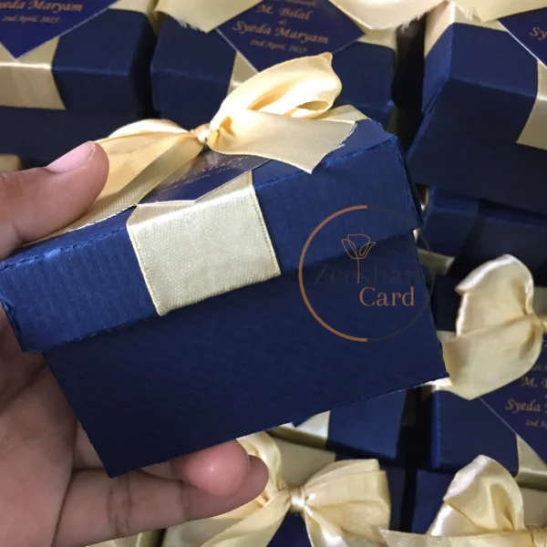 Blue Box With Bow