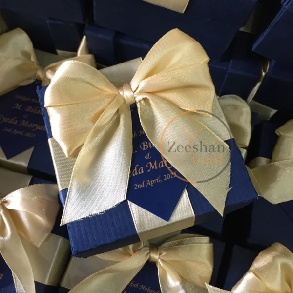 Blue Box With Bow