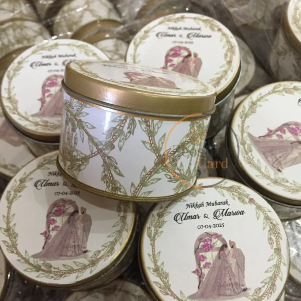 Couple Tin Box