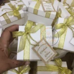 Zari Ribbon Box With Tag