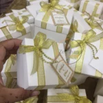 Zari Ribbon Box With Tag