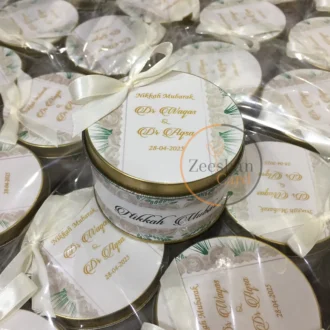 Special Tin Box With Bow