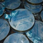 New Bone Baby Boy Half Kg Tin Box With Bow