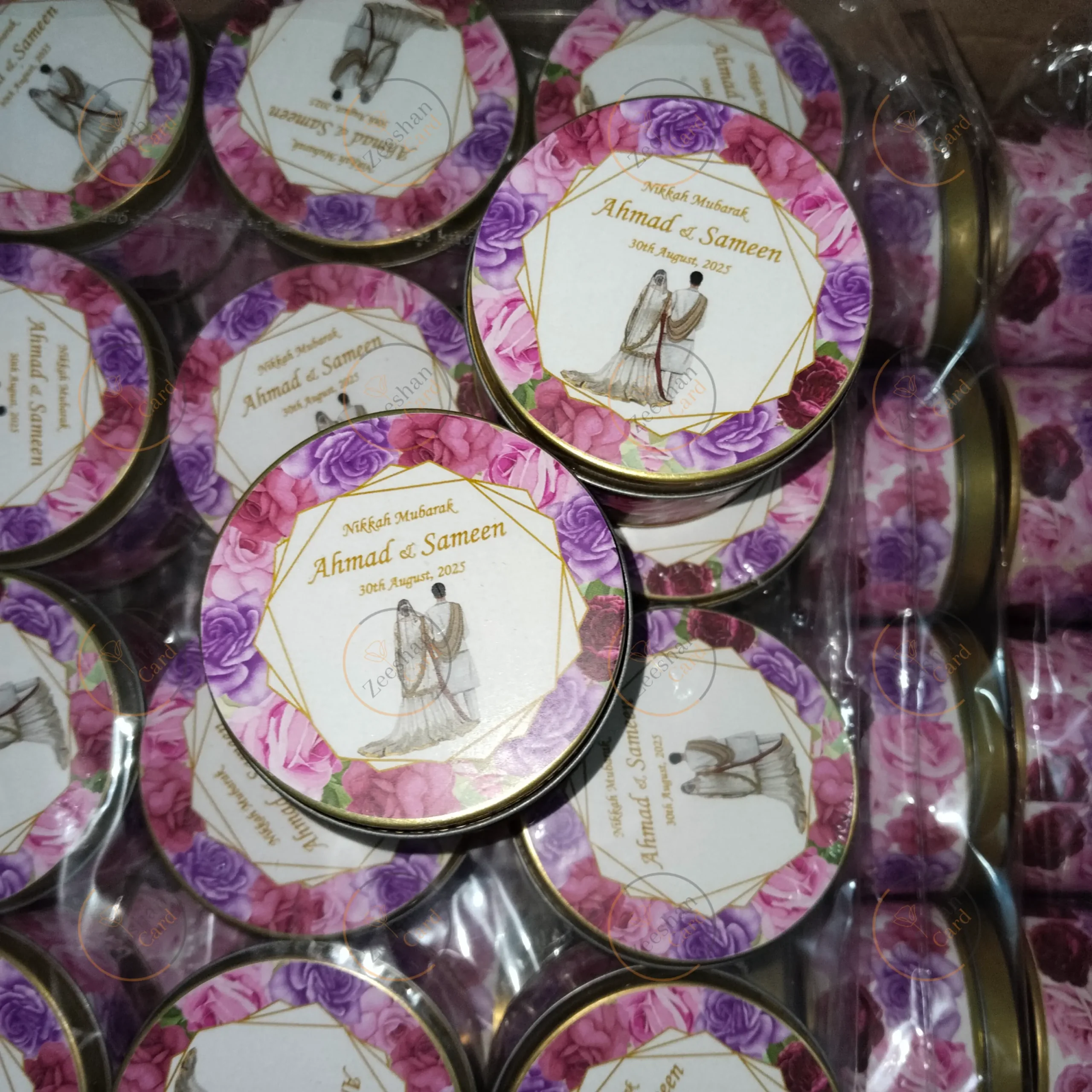 New Design Tin Box With Couple Print New Design Tin Box With Couple Print