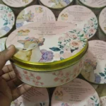 New Design Baby Girl Announcement Half Kg Tin Box