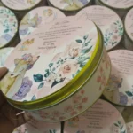 New Design Baby Girl Announcement Half Kg Tin Box