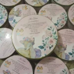 New Design Baby Girl Announcement Half Kg Tin Box