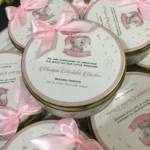 Baby Girl Half Kg Tin Box Bow