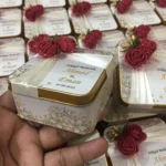 New Flowers Tin With Sticker Printing